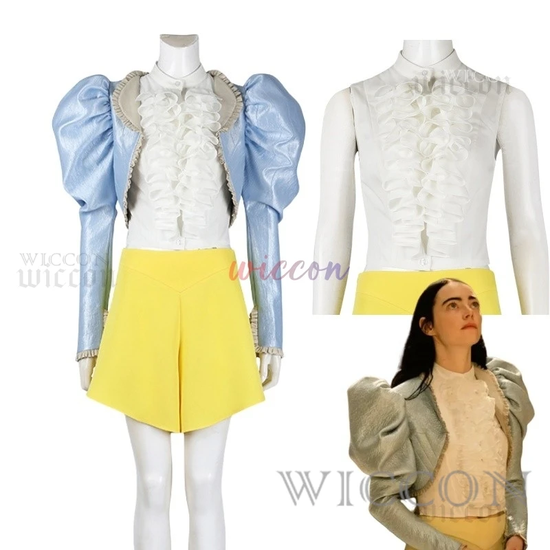 Bella Baxter Cosplay Costume Movie Poor Cos Thing Fantasia Blue Coat Yellow Skirt Outfit Halloween Carnival Party Suit For Adult
Bella Baxter Cosplay Costume Movie Poor Cos Thing Fantasia Blue Coat Yellow Skirt Outfit Halloween Carnival Party Suit For Adult