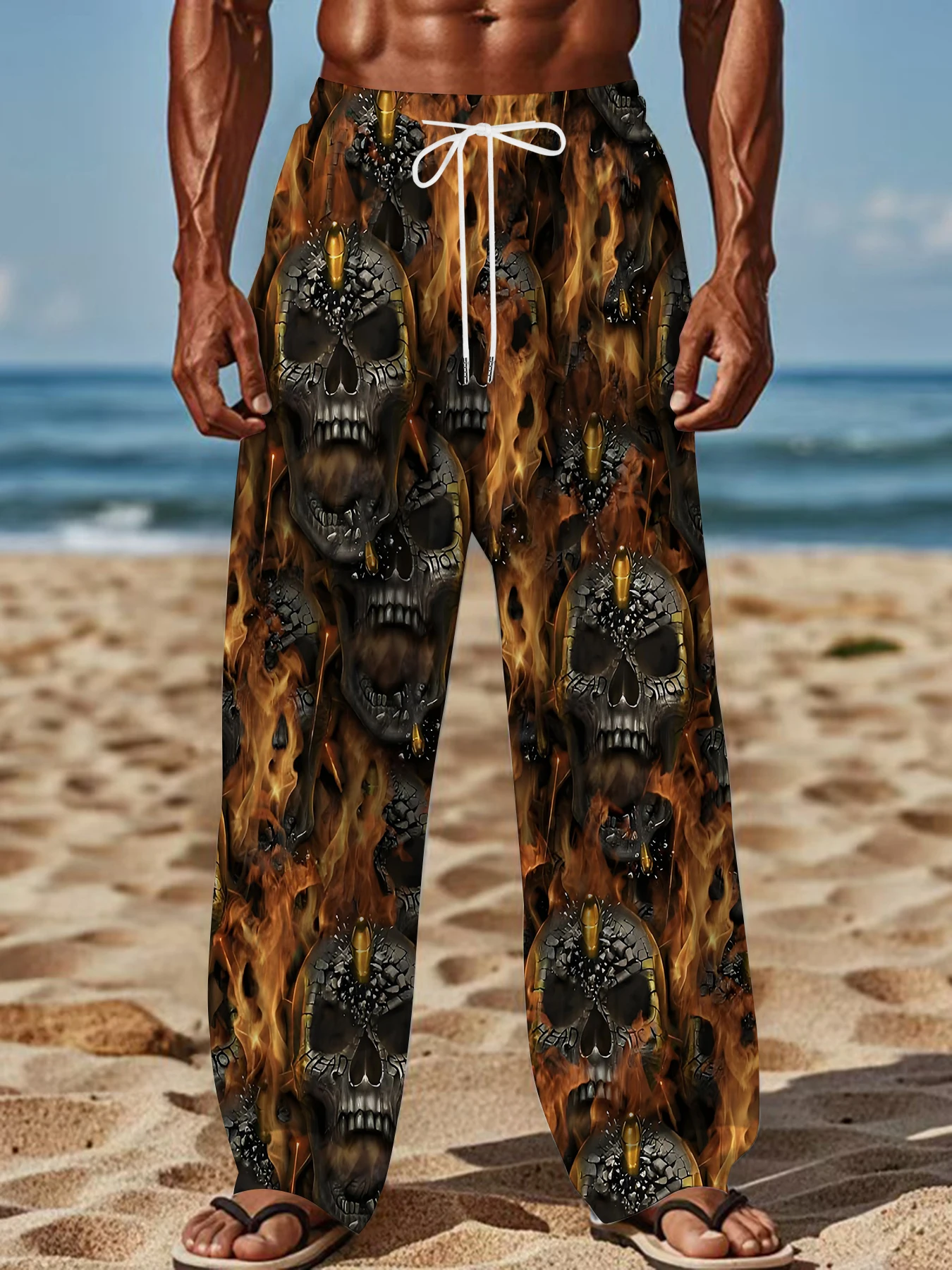 2026 Men's Printed Straight Leg Pants Vibrant Abstract Pattern Drawstring Waist Loose Fit Summer Beach Casual Swim Shorts
2026 Men's Printed Straight Leg Pants Vibrant Abstract Pattern Drawstring Waist Loose Fit Summer Beach Casual Swim Shorts