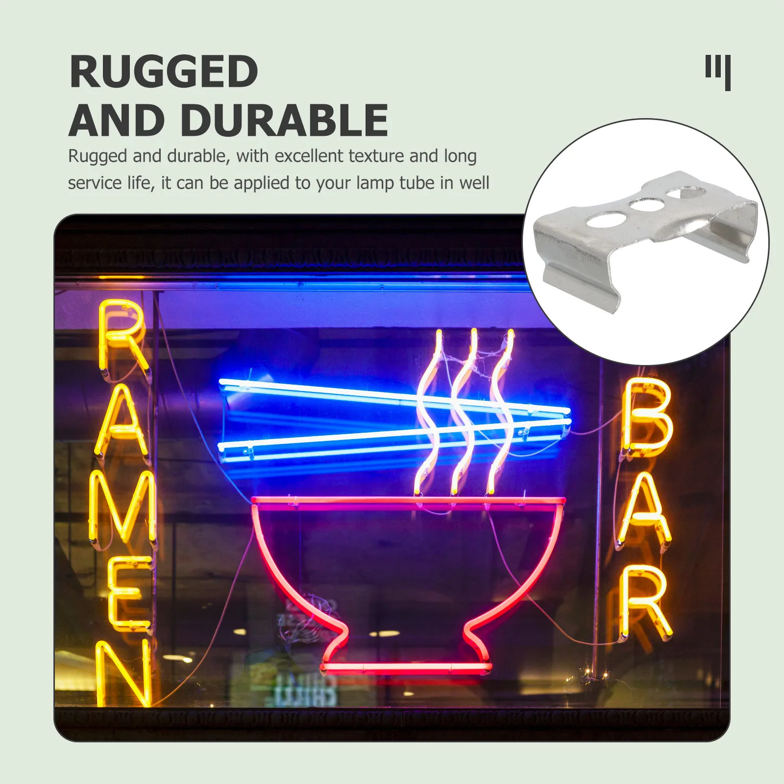 100Pcs Fluorescent Light Tube Clip Heavy Duty Iron Holder for LED Fixtures Rugged Secure Lamp Mount Support
100Pcs Fluorescent Light Tube Clip Heavy Duty Iron Holder for LED Fixtures Rugged Secure Lamp Mount Support