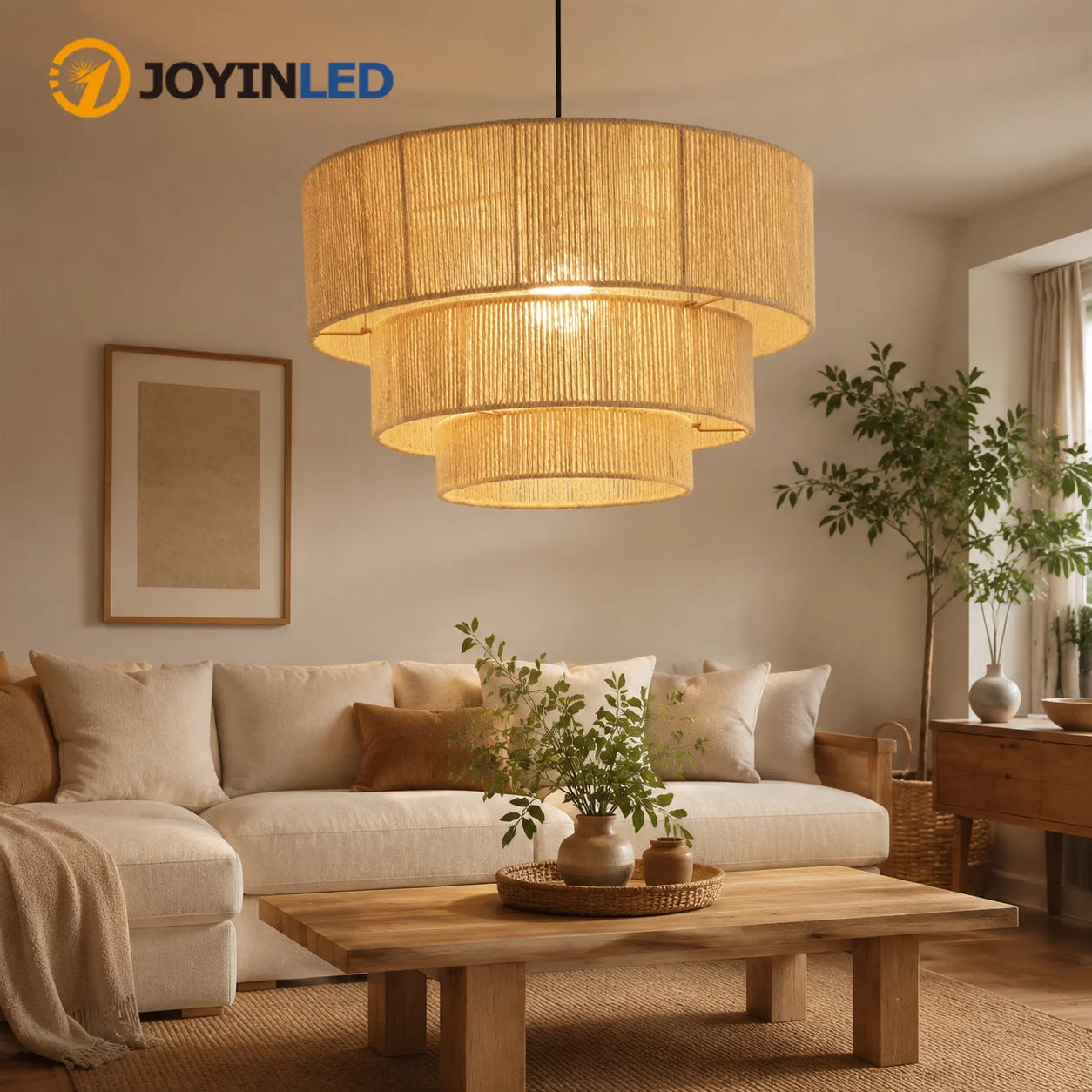 JOYINLED Boho Hemp Rope Chandelier, 50CM Hand Woven Pendant Light, Farmhouse Rustic Ceiling Lamp for Dining Room Kitchen Bedroom
JOYINLED Boho Hemp Rope Chandelier, 50CM Hand Woven Pendant Light, Farmhouse Rustic Ceiling Lamp for Dining Room Kitchen Bedroom
