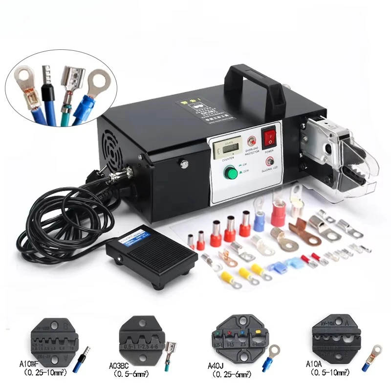 【2026】Portable Electric Terminal Crimping Tool EW-10ET Pliers hine Non-insulation Terminal ≤10mm² ,Insulation ≤6mm² ,Tubular
【2026】Portable Electric Terminal Crimping Tool EW-10ET Pliers hine Non-insulation Terminal ≤10mm² ,Insulation ≤6mm² ,Tubular