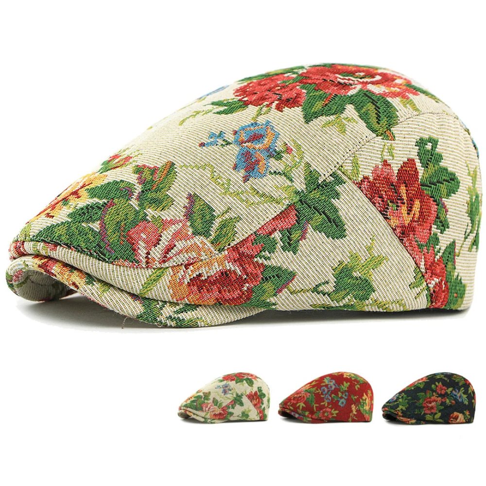 HT5043 Berets for Men Women Vintage Floral Artist Painter Beret Hat Male Female Ivy Flat Cap Spring Autumn Adjustable Beret Cap
HT5043 Berets for Men Women Vintage Floral Artist Painter Beret Hat Male Female Ivy Flat Cap Spring Autumn Adjustable Beret Cap