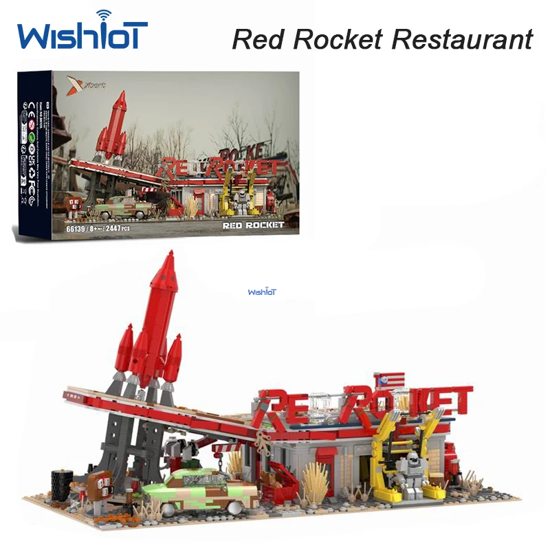 66139 Rocket Restaurant Street View Building Block Set Architecture Model MOC Bricks Puzzle Assembly Retro Collection Display
66139 Rocket Restaurant Street View Building Block Set Architecture Model MOC Bricks Puzzle Assembly Retro Collection Display