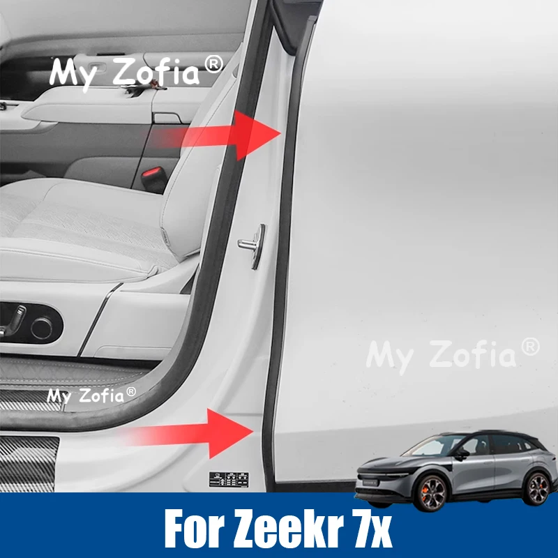 For Zeekr 7X Car shaped sealing strips B -pillar noise reduction sound insulation and shock absorption rubber Accessories 
For Zeekr 7X Car shaped sealing strips B -pillar noise reduction sound insulation and shock absorption rubber Accessories