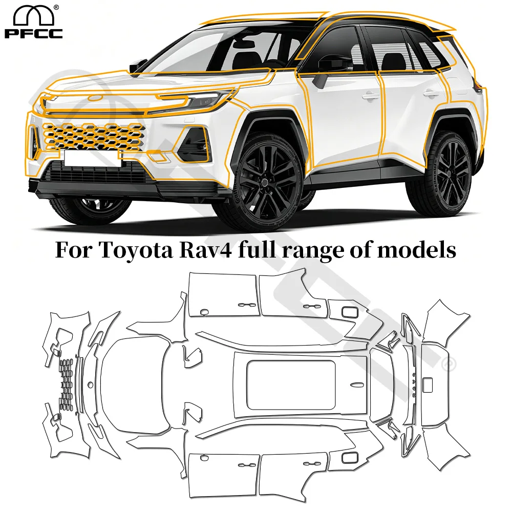 9Mil TPU PPF For Toyota RAV4 2026 2027 Pre-cut Paint Protection Film Anti-scratch Car Body Clear Bra Resistant Repairable Cover
9Mil TPU PPF For Toyota RAV4 2026 2027 Pre-cut Paint Protection Film Anti-scratch Car Body Clear Bra Resistant Repairable Cover