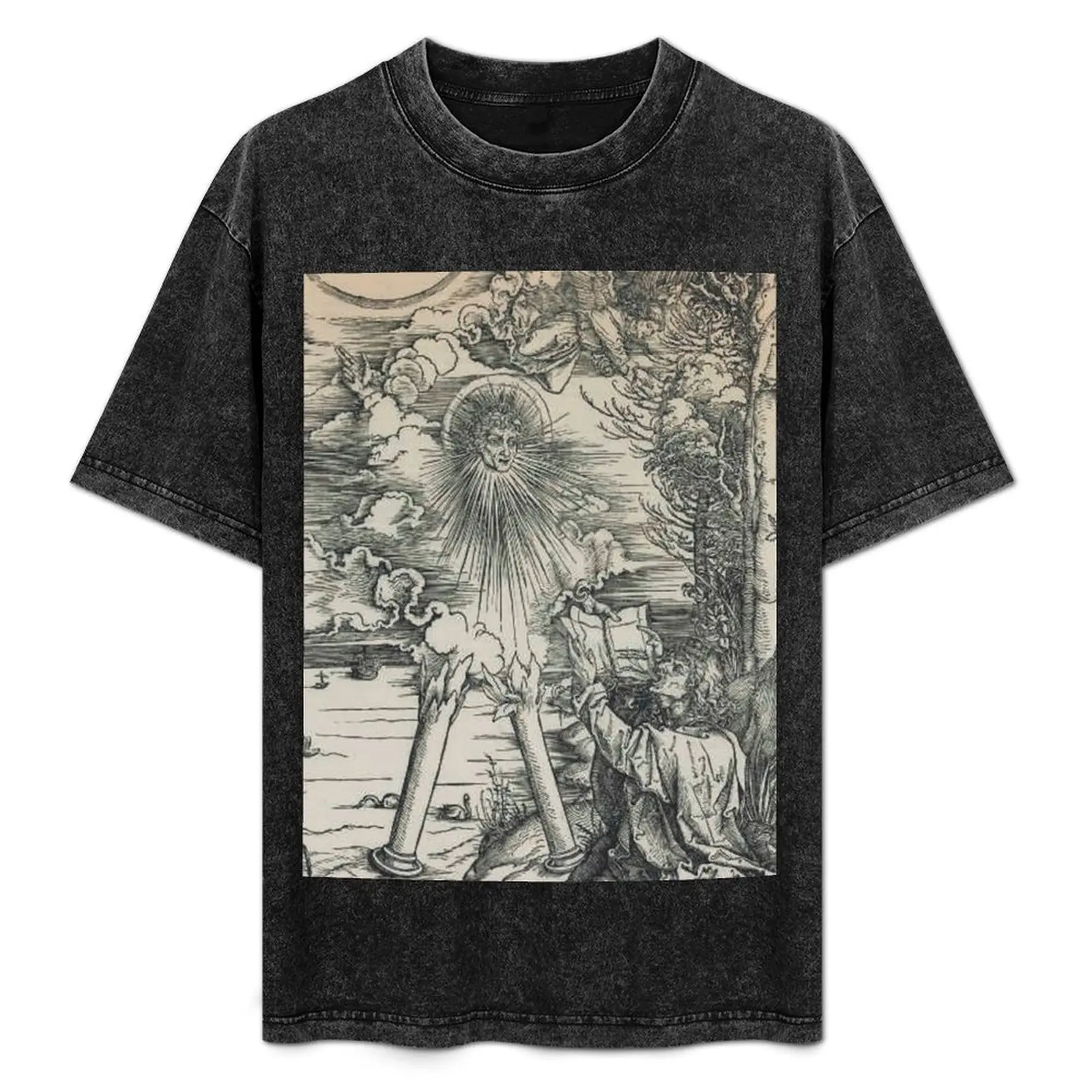 Albrecht Durer Apostle John Devours the Book from the Apocolypse T-Shirt Casual Loose Fit Summer Tee Shirt
Albrecht Durer Apostle John Devours the Book from the Apocolypse T-Shirt Casual Loose Fit Summer Tee Shirt