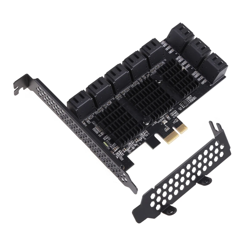 16Port SATAIII PCI-e Controller Card PCIE Expansion Card for Desktop PC Computer
16Port SATAIII PCI-e Controller Card PCIE Expansion Card for Desktop PC Computer