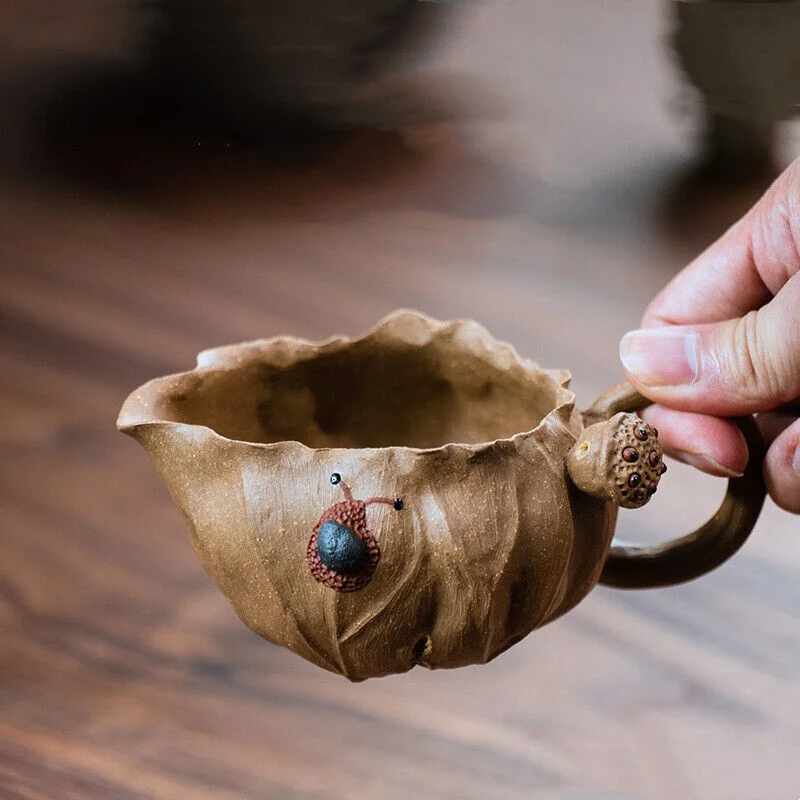 180ml Handmade Clay Lotus Fair Cup Tea Sea Lotus Mugs Kung Fu Tea Set Cute
180ml Handmade Clay Lotus Fair Cup Tea Sea Lotus Mugs Kung Fu Tea Set Cute