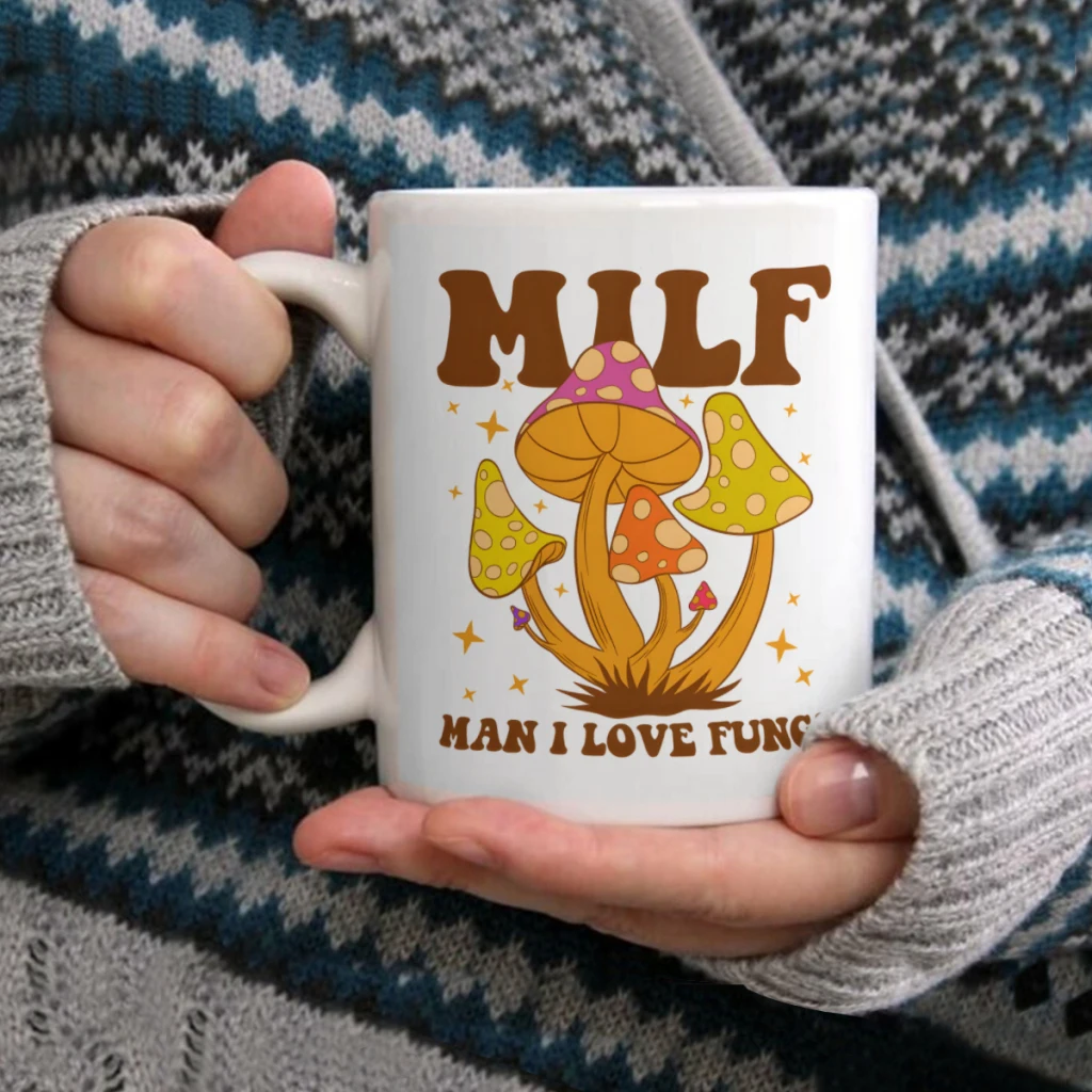 MILF Man I Love MushroomsCoffee Mug Tea Cup 11oz Coffee Cup Funny Birthday Ceramic Mug Personalized Cup
MILF Man I Love MushroomsCoffee Mug Tea Cup 11oz Coffee Cup Funny Birthday Ceramic Mug Personalized Cup