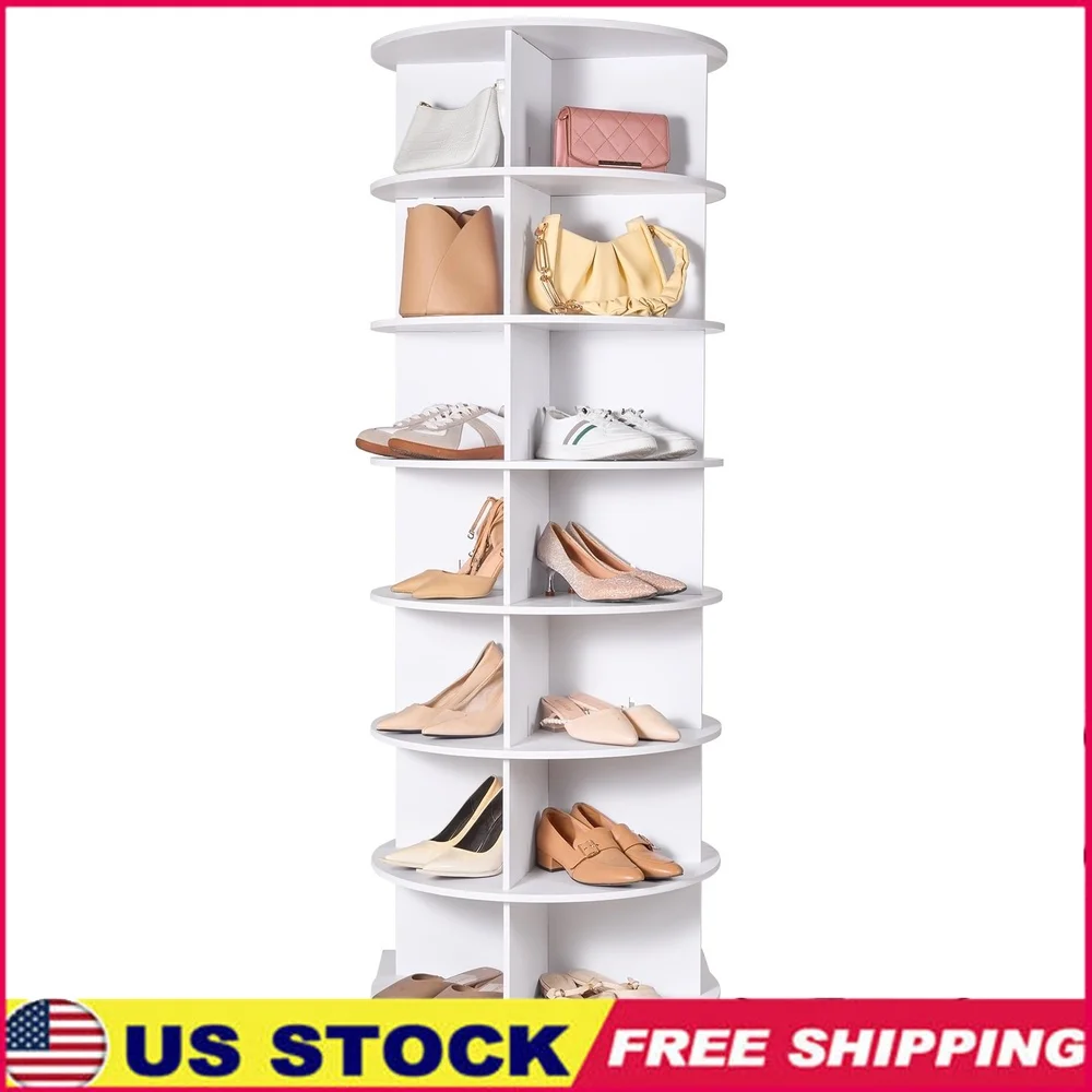 7-Level Rotating Shoe Storage Tower 360° Carousel Organizer Durable PVC Wood-Plastic Easy Access Space-Saving Design Effortless
7-Level Rotating Shoe Storage Tower 360° Carousel Organizer Durable PVC Wood-Plastic Easy Access Space-Saving Design Effortless