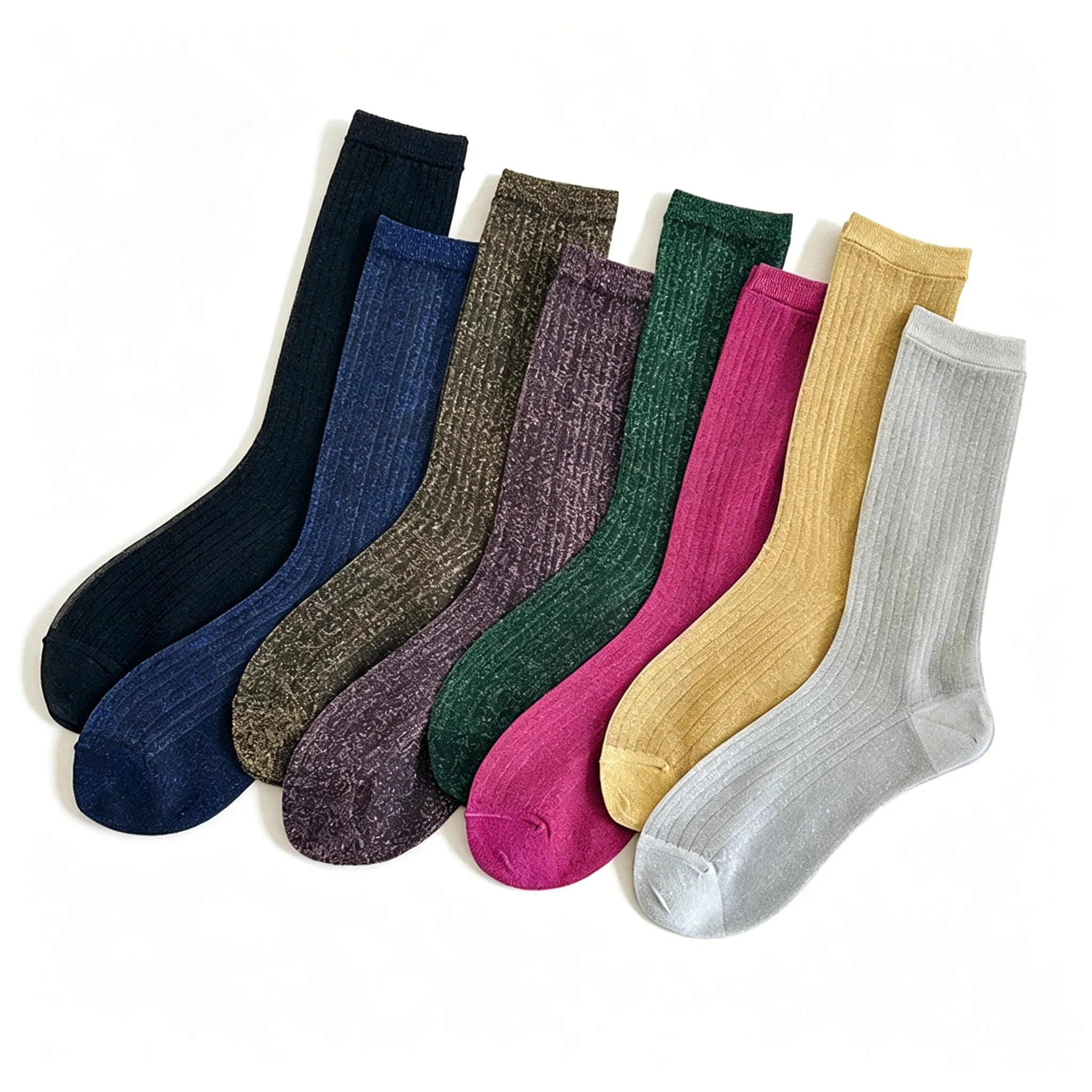 Sparkling Stocking Middle Socks Girls Summer Gold And Silver Silk Shining Silk Women's Socks Tide Breathable And Sweat-wicking
Sparkling Stocking Middle Socks Girls Summer Gold And Silver Silk Shining Silk Women's Socks Tide Breathable And Sweat-wicking