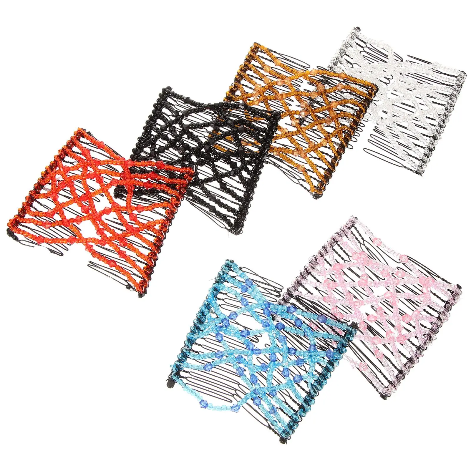 6Pcs Multi-Color Combs Beaded Decorative Comb For Woman Decorative Updo Combs Updo Comb for Women Styling Aid Easy Hair Care
6Pcs Multi-Color Combs Beaded Decorative Comb For Woman Decorative Updo Combs Updo Comb for Women Styling Aid Easy Hair Care