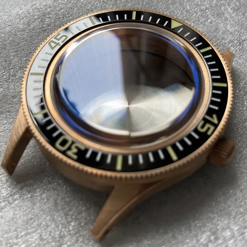 Watch Parts Retro 40mm CUSN8 Bronze Material Case Ceramic Bezel Sapphire Suitable For NH35/36 Movement 20Bar Waterproof
Watch Parts Retro 40mm CUSN8 Bronze Material Case Ceramic Bezel Sapphire Suitable For NH35/36 Movement 20Bar Waterproof