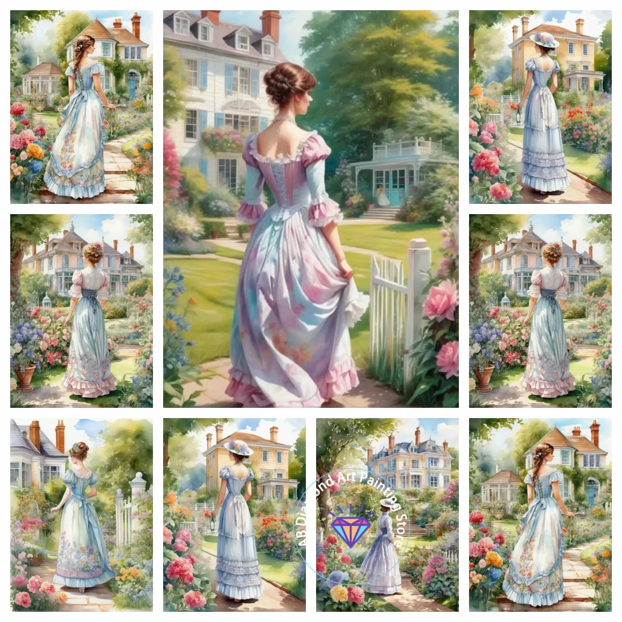 Diamond Embroidery Girl 5D DIY AB Diamond Painting Kit Garden Portrait Cross Stitch Flower New Year Gift Home Décor Gift
Diamond Embroidery Girl 5D DIY AB Diamond Painting Kit Garden Portrait Cross Stitch Flower New Year Gift Home Décor Gift