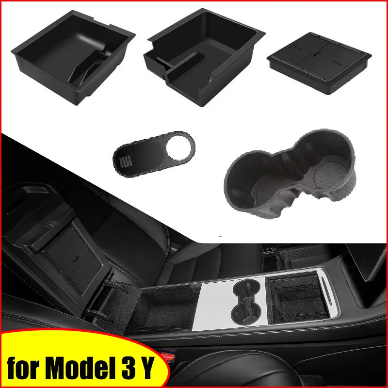 Storage Box for Tesla Model Y 2020-2024 Model 3 2019-2023 Center Console Armrest Trays Hidden Box Webcam Cover Car Accessories
Storage Box for Tesla Model Y 2020-2024 Model 3 2019-2023 Center Console Armrest Trays Hidden Box Webcam Cover Car Accessories