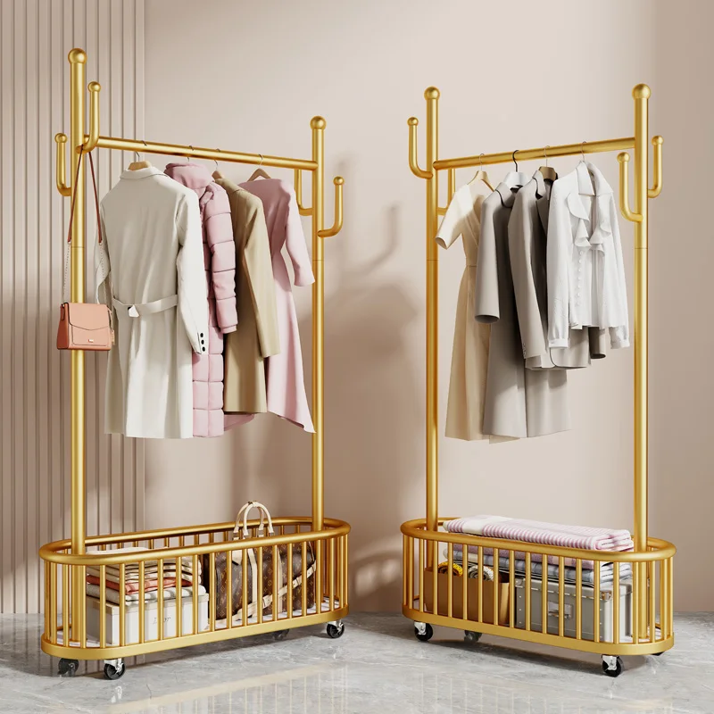 Indoor Bedroom Free-Standing Clothes Hanger Simple Luxury Multi-Functional Manual Height Adjustment Iron Pipe
Indoor Bedroom Free-Standing Clothes Hanger Simple Luxury Multi-Functional Manual Height Adjustment Iron Pipe