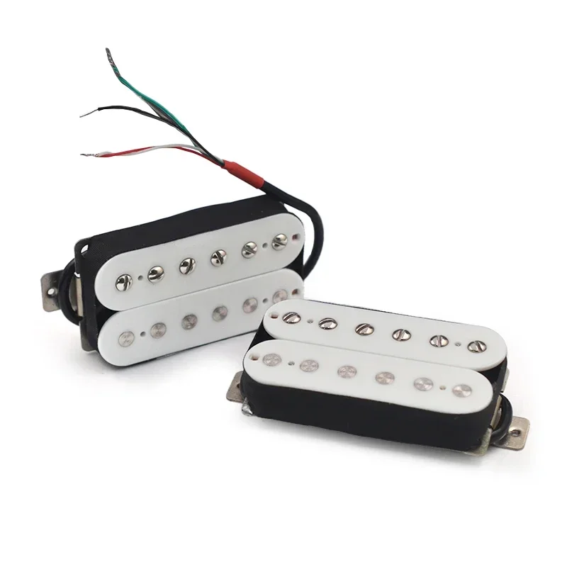 Alnico 5 Electric Guitar Pickup Humbucker Double Coil Pickup Alnico V Guitar parts White 
Alnico 5 Electric Guitar Pickup Humbucker Double Coil Pickup Alnico V Guitar parts White