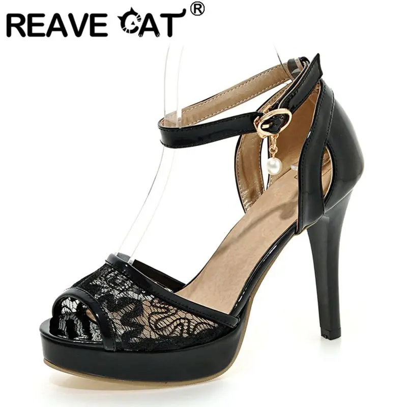 REAVE CAT 2025 Sexy Women Sandals Peep Toe Stiletto 8.5cm Platform Breathable Mesh Big Size 44 45 46 Buckle Strap Fashion Shoes
REAVE CAT 2025 Sexy Women Sandals Peep Toe Stiletto 8.5cm Platform Breathable Mesh Big Size 44 45 46 Buckle Strap Fashion Shoes