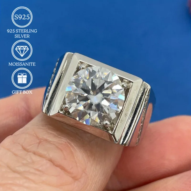 1pc 2/5Ct Moissanite Ring for Women and Men: Sterling Silver Round - Cut Design, It Is Suitable for Everyday Wear and A Variety.
1pc 2/5Ct Moissanite Ring for Women and Men: Sterling Silver Round - Cut Design, It Is Suitable for Everyday Wear and A Variety.