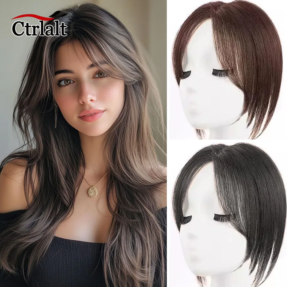 Middle Part Bangs Synthetic Eight-character Bangs Wig For Women On Top Of Head To Cover White Hair And In Full Bangs
Middle Part Bangs Synthetic Eight-character Bangs Wig For Women On Top Of Head To Cover White Hair And In Full Bangs