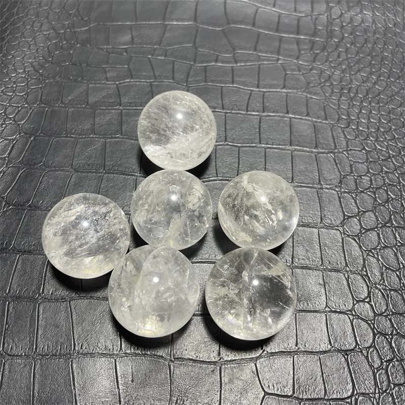 6pcs Clear Quartz Rainbow Healing Crystal Natural Gemstone Sphere Ball 35-36mm
6pcs Clear Quartz Rainbow Healing Crystal Natural Gemstone Sphere Ball 35-36mm