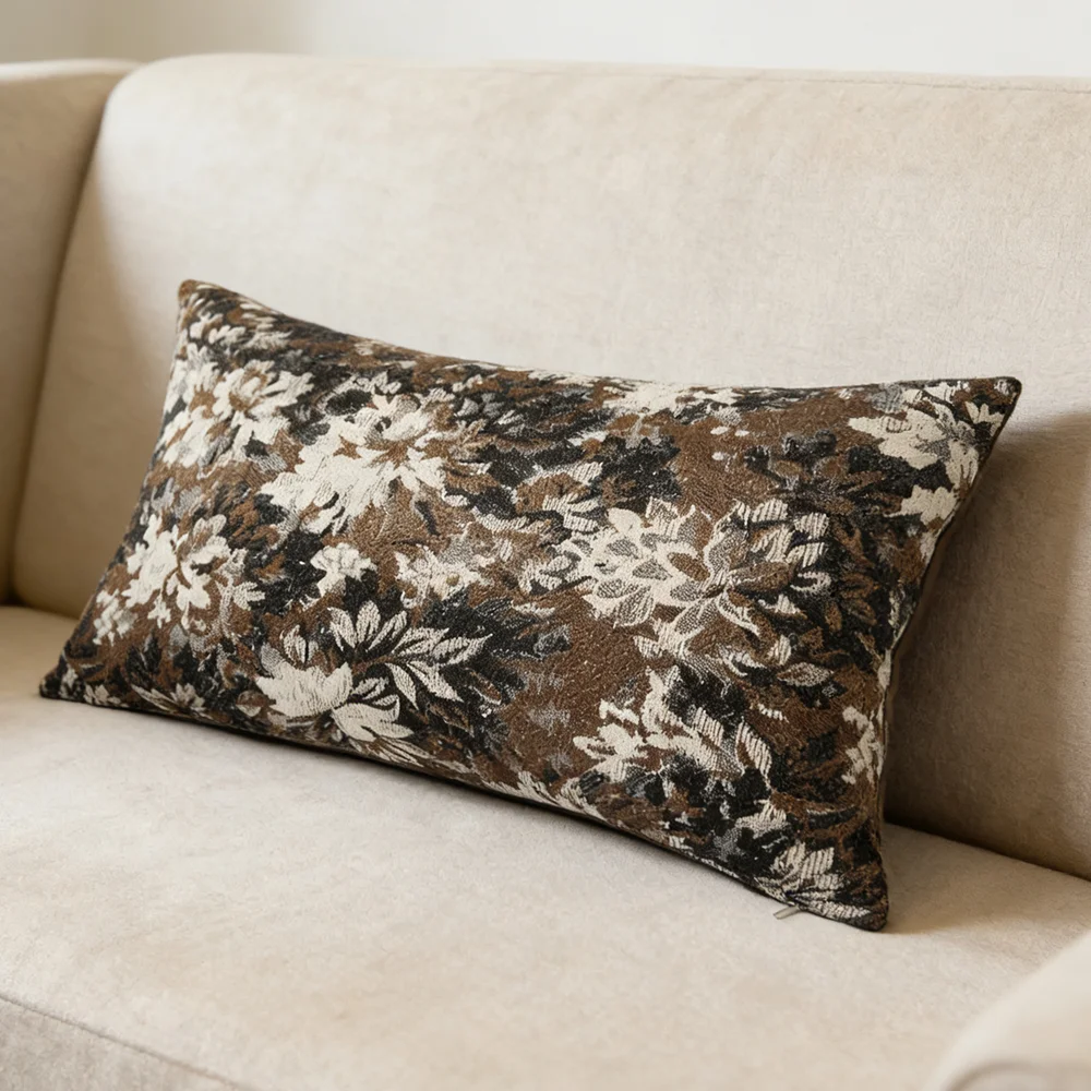 Vintage Lumbar Flowers Woven Pillow Cover 30x50cm Brown Chair Sofa Home Decoration Cushion Case 1 Piece Pack
Vintage Lumbar Flowers Woven Pillow Cover 30x50cm Brown Chair Sofa Home Decoration Cushion Case 1 Piece Pack