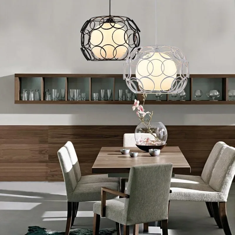 Creative Personality Modern Simple Iron Art Round Glass Aisle Chandelier Nordic Retro Western Restaurant Bar Lamp
Creative Personality Modern Simple Iron Art Round Glass Aisle Chandelier Nordic Retro Western Restaurant Bar Lamp