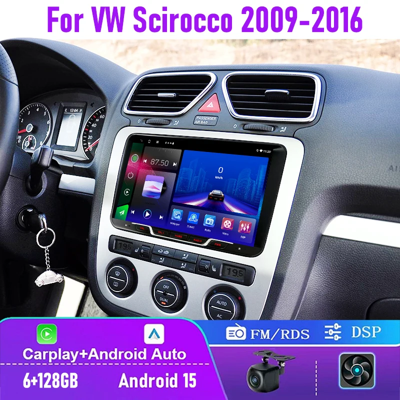 Golf Apple Carplay, Android 15 Car Radio For VW Scirocco 2009-2016 Wireless Carplay Auto Radio Car Multimedia Player 4G DSP 2Din
Golf Apple Carplay, Android 15 Car Radio For VW Scirocco 2009-2016 Wireless Carplay Auto Radio Car Multimedia Player 4G DSP 2Din