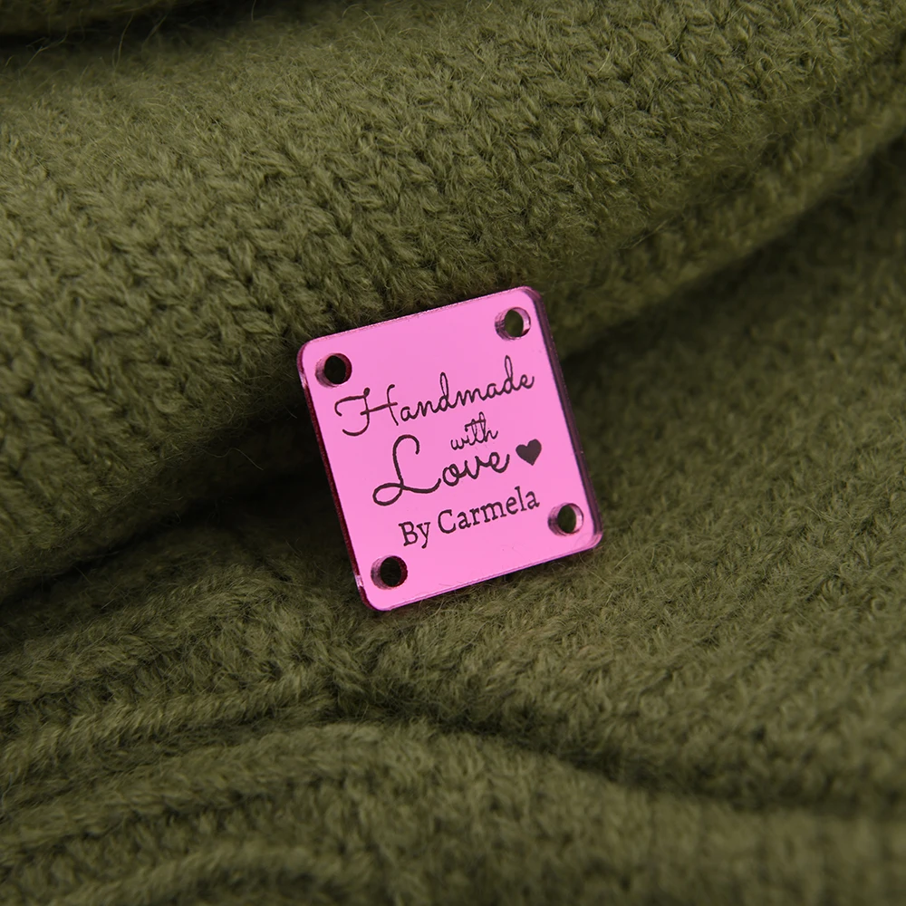 Personalized Square Mirror Acrylic Tags Laser Engraved 25x25mm 50Pcs For DIY Crafts Clothing Home Decor Custom Logo Text Gifts
Personalized Square Mirror Acrylic Tags Laser Engraved 25x25mm 50Pcs For DIY Crafts Clothing Home Decor Custom Logo Text Gifts