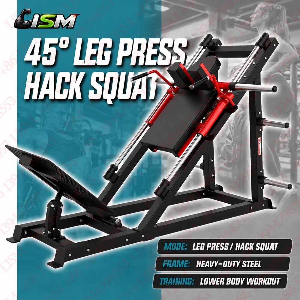 45 Degree Leg Press Hack Squat Machine 2-in-1 Commercial Lower Body Strength Training Home Gym Muscle Workout Fitness Gear
45 Degree Leg Press Hack Squat Machine 2-in-1 Commercial Lower Body Strength Training Home Gym Muscle Workout Fitness Gear