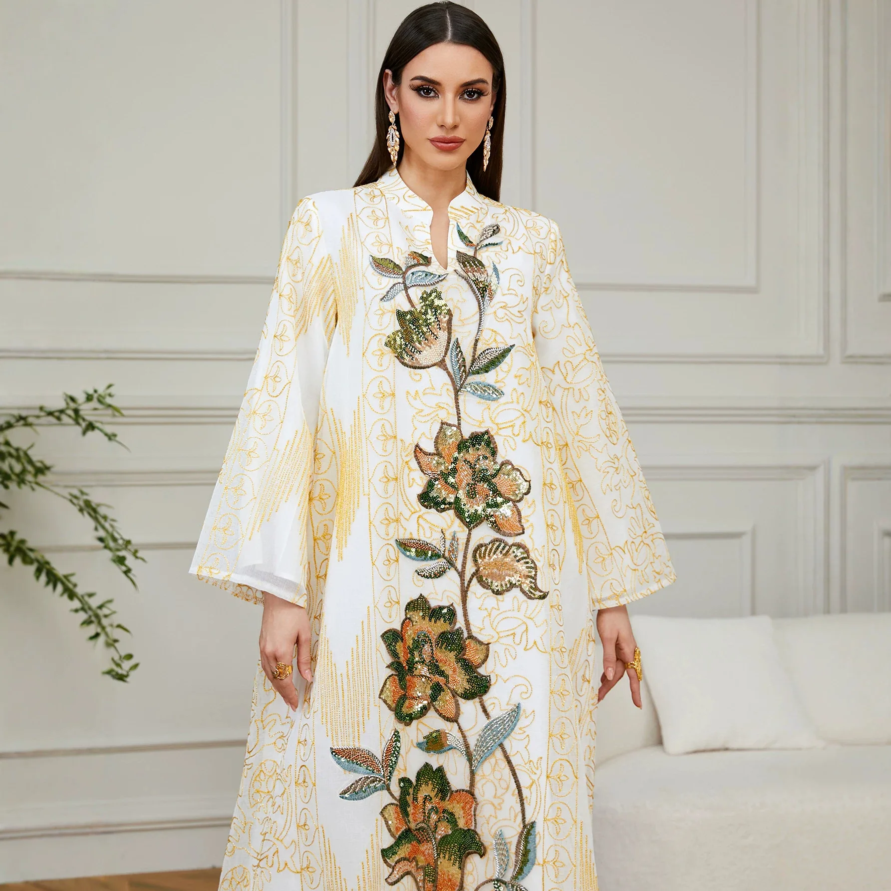 Luxury Abaya Embroidery Muslim Elegant Women Dresses Caftan Moroccan Dubai Kaftan Gown Evening Party Eid Long Maxi Dresses
Luxury Abaya Embroidery Muslim Elegant Women Dresses Caftan Moroccan Dubai Kaftan Gown Evening Party Eid Long Maxi Dresses
