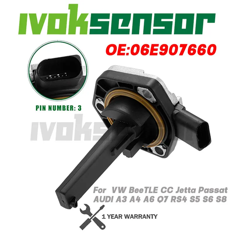 06E907660 07Z907660 94860615000 Датчик уровня моторного масла для VW BeeTLE CC Jetta Passat AUDI A3 A4 A6 Q7 RS4 S5 S6 S8
06E907660 07Z907660 94860615000 Датчик уровня моторного масла для VW BeeTLE CC Jetta Passat AUDI A3 A4 A6 Q7 RS4 S5 S6 S8