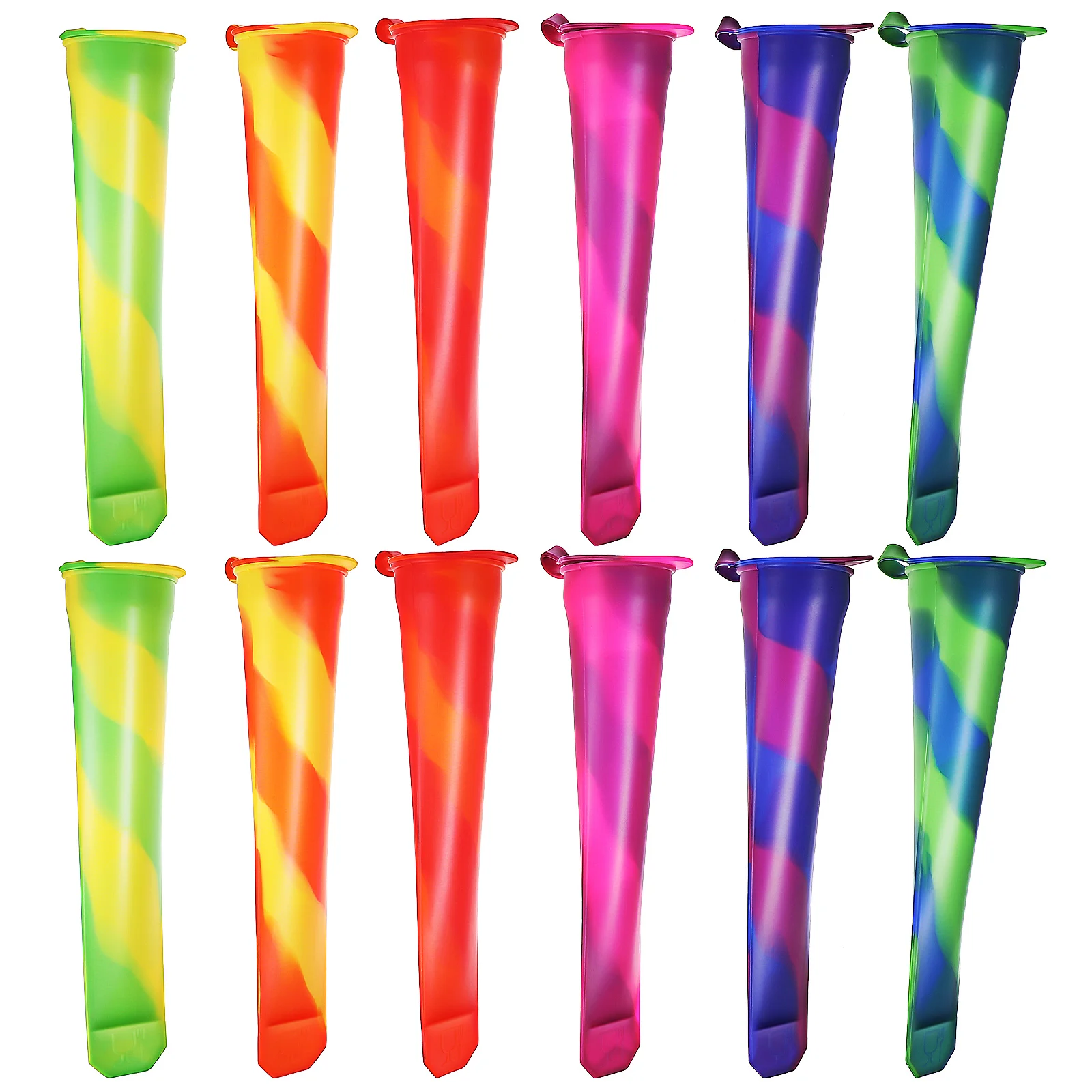 12 pcs Ice Cream Mold Silicone Food Grade Flexible Homemade Popsicle Molds Yogurt Tubes Reusable Versatile Kitchen Tool
12 pcs Ice Cream Mold Silicone Food Grade Flexible Homemade Popsicle Molds Yogurt Tubes Reusable Versatile Kitchen Tool