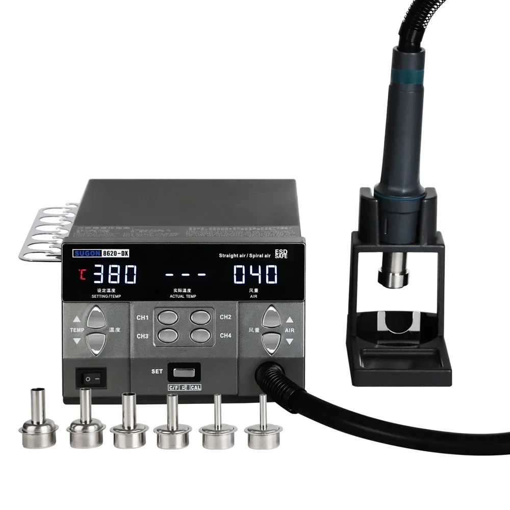Hot selling Mobile Phone Repair Rework Station With 6 Wind Gun Mouth 3 Second Heating 1300W Hot Air Soldering Gun
Hot selling Mobile Phone Repair Rework Station With 6 Wind Gun Mouth 3 Second Heating 1300W Hot Air Soldering Gun