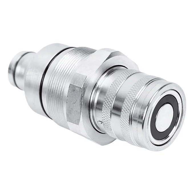High Flow 7246802 Female Part Flat Face Hydraulic Quick Couplings for Skid Steer Loader
High Flow 7246802 Female Part Flat Face Hydraulic Quick Couplings for Skid Steer Loader