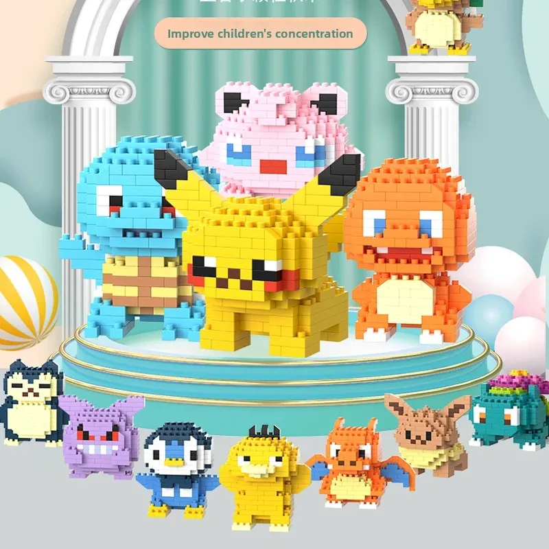 Anime Pokemon DIY Assembly Blocks Set Pikachu Charizard Gengar Character Model Gift for Kids
Anime Pokemon DIY Assembly Blocks Set Pikachu Charizard Gengar Character Model Gift for Kids