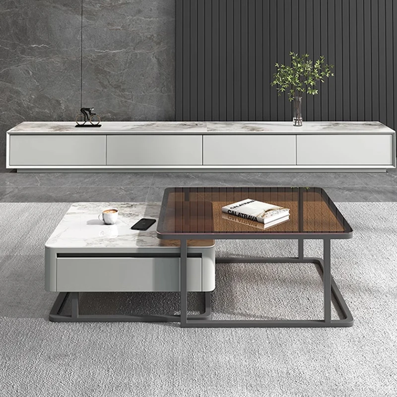 Modern Minimalist Coffee Table and TV Stand Set Nordic Designer's Rock Plate Living Room Center Coffee Table Home Furniture FYCT
Modern Minimalist Coffee Table and TV Stand Set Nordic Designer's Rock Plate Living Room Center Coffee Table Home Furniture FYCT