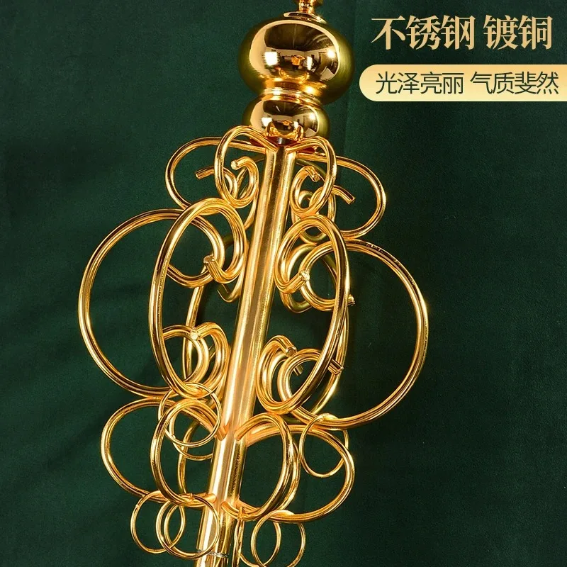 【Best-selling】Zen Staff Household Products Kizo King Bodhisattva Tin Staff Monk Monk Scepter Ornament
【Best-selling】Zen Staff Household Products Kizo King Bodhisattva Tin Staff Monk Monk Scepter Ornament