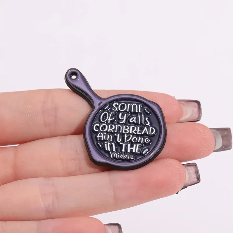 Fun frying pan design English phrases Enamel Pins Cartoon women's brooch clothing accessories Fashion Gifts toy
Fun frying pan design English phrases Enamel Pins Cartoon women's brooch clothing accessories Fashion Gifts toy