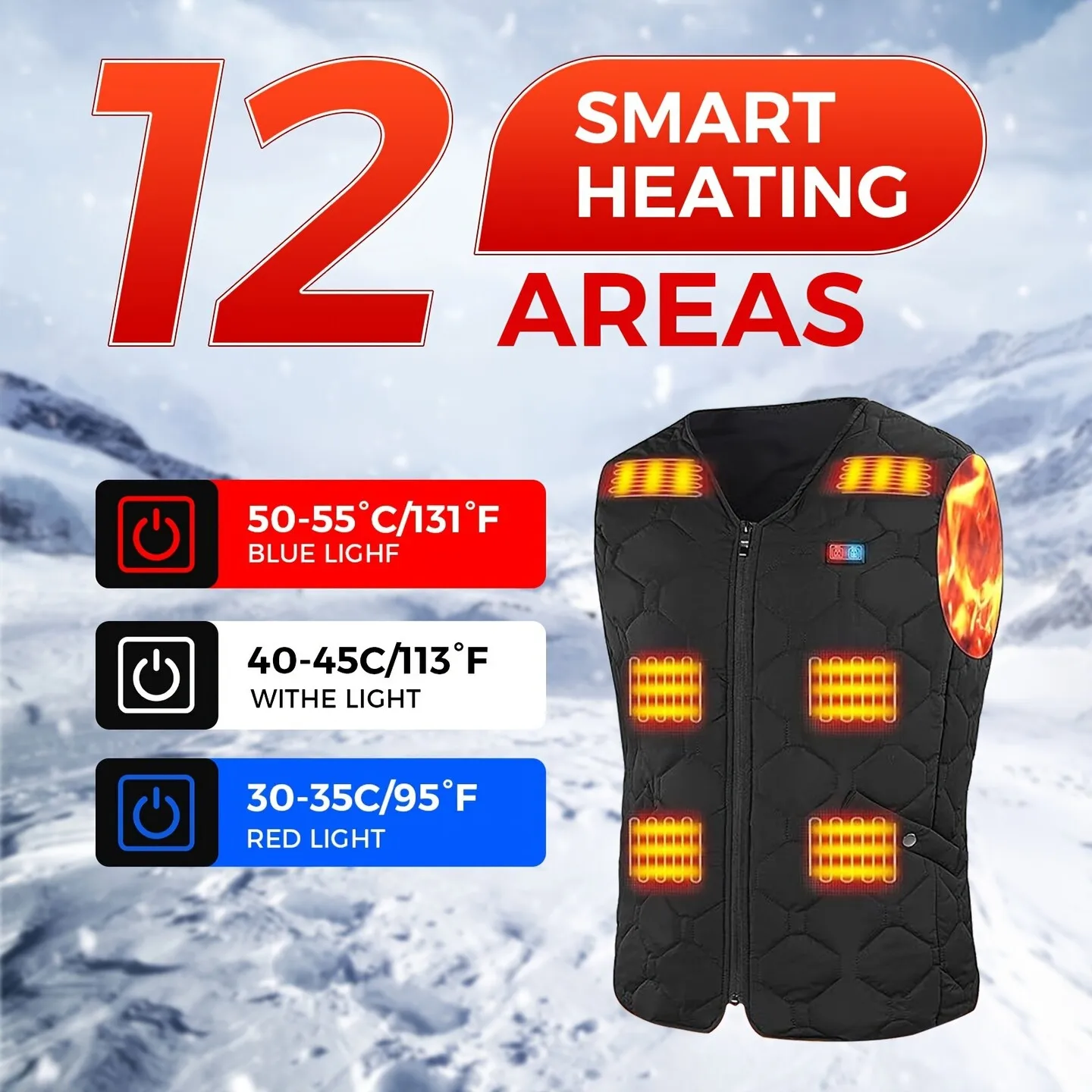 Smart Heated Vest K 80663 New Model Couple's Fashionable Inner Wear Thermal Vest Spring 2026 Other Material 100%
Smart Heated Vest K 80663 New Model Couple's Fashionable Inner Wear Thermal Vest Spring 2026 Other Material 100%