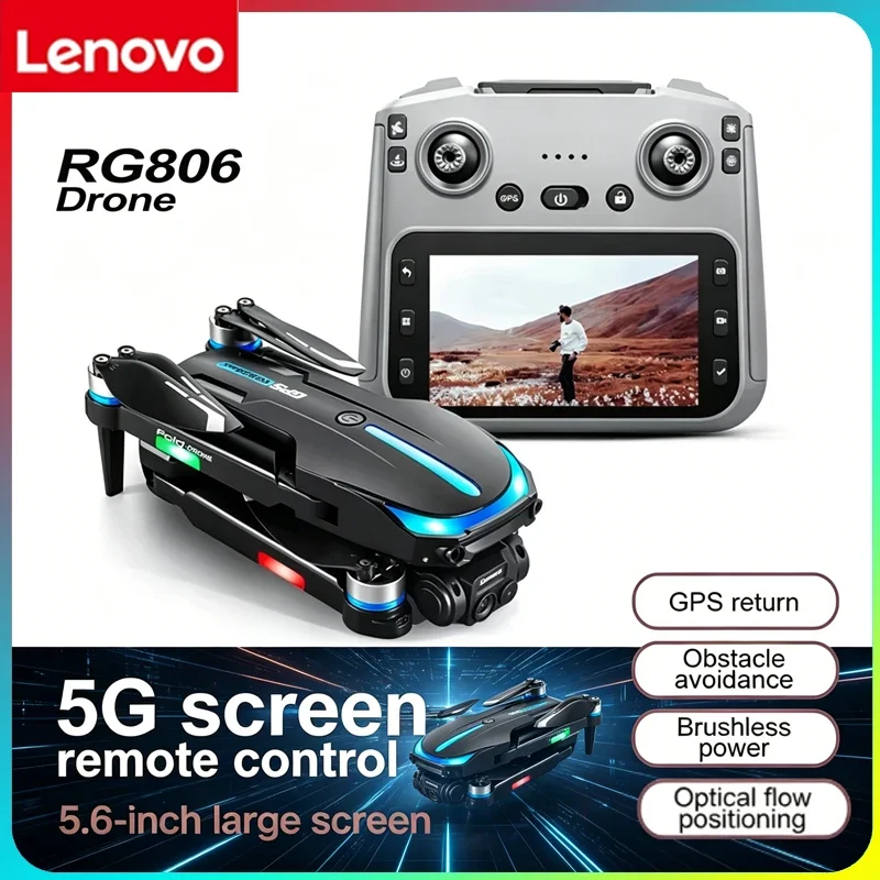 Foldable Lenovo RG806 Max Drone 8K Shooting GPS Positioning Obstacle Avoidance Brushless Motor With 5.6 Inch Screen
Foldable Lenovo RG806 Max Drone 8K Shooting GPS Positioning Obstacle Avoidance Brushless Motor With 5.6 Inch Screen