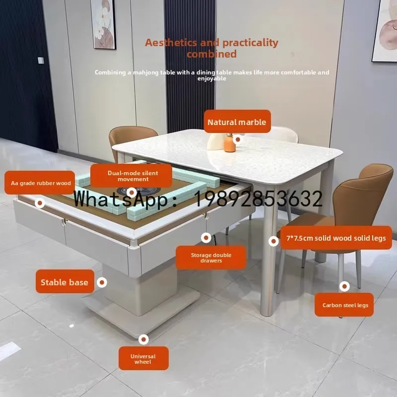 BF Automatic Home Imported Solid Wood Mahjong Table Dining Table Dual-use Integrated Electric Silent Modern Style Machine
BF Automatic Home Imported Solid Wood Mahjong Table Dining Table Dual-use Integrated Electric Silent Modern Style Machine