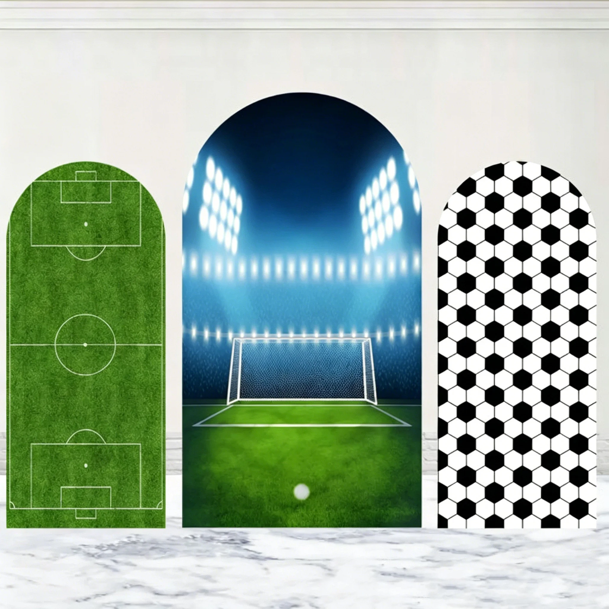 LS 2-Sided Arch Cover Green Field Soccer Decoration Backdrop Wall Baby Shower Newborn 1st Birthday Party Photo Props
LS 2-Sided Arch Cover Green Field Soccer Decoration Backdrop Wall Baby Shower Newborn 1st Birthday Party Photo Props
