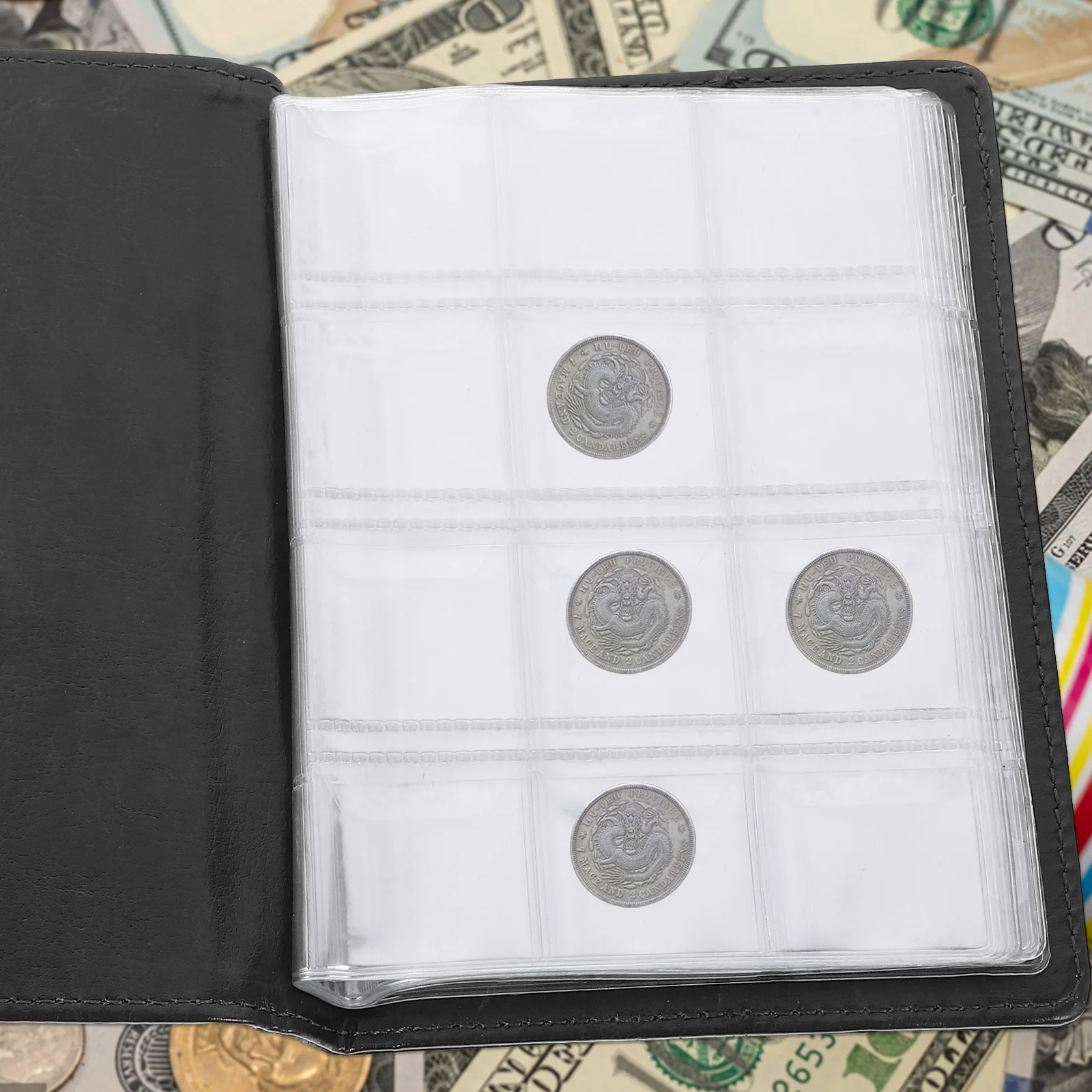 Pu Coin Collection Book For Commemorative Coins Storage With Transparent Slots Dustproof Scratch Resistant Decorative
Pu Coin Collection Book For Commemorative Coins Storage With Transparent Slots Dustproof Scratch Resistant Decorative