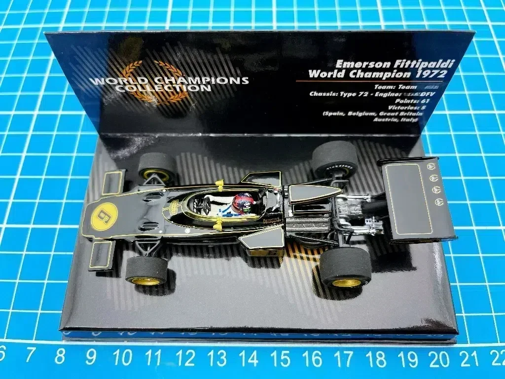 Minichamps 1:43 F1 72 1972 Fittipaldi, специальное издание, моделирование, ограниченная серия, смола, металл, статическая модель автомобиля, игрушка в подарок
Minichamps 1:43 F1 72 1972 Fittipaldi, специальное издание, моделирование, ограниченная серия, смола, металл, статическая модель автомобиля, игрушка в подарок
