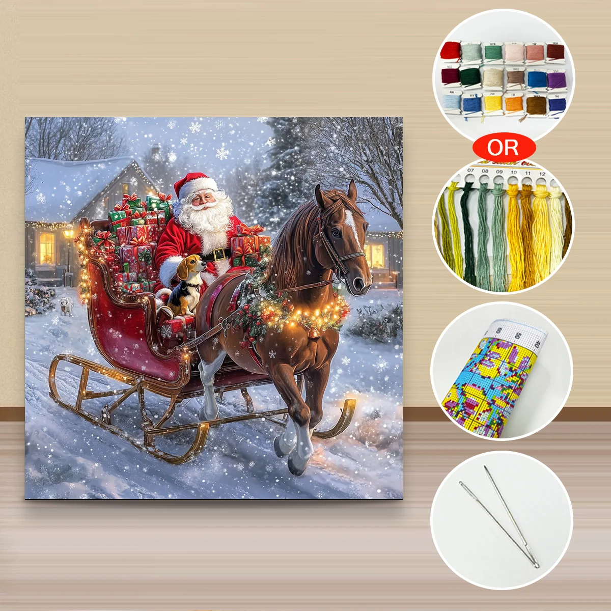 1PC50X50CM/19.69in,11CT/14CT cross stitch kit DIY Valentine's Day gift embroidery set for festival ,scenery
1PC50X50CM/19.69in,11CT/14CT cross stitch kit DIY Valentine's Day gift embroidery set for festival ,scenery