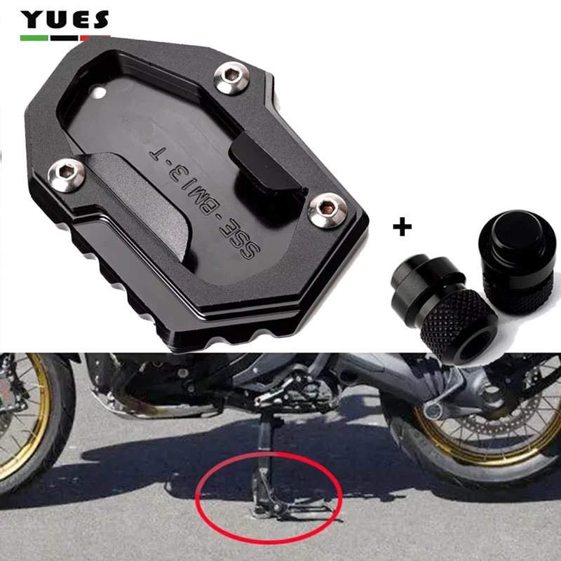 For BMW R1300GS R 1300 GS R 1300GS 2023-2024 Motorcycle Kickstand Extension Enlarger Side Stand Foot pad & Tire Valve Caps
For BMW R1300GS R 1300 GS R 1300GS 2023-2024 Motorcycle Kickstand Extension Enlarger Side Stand Foot pad & Tire Valve Caps