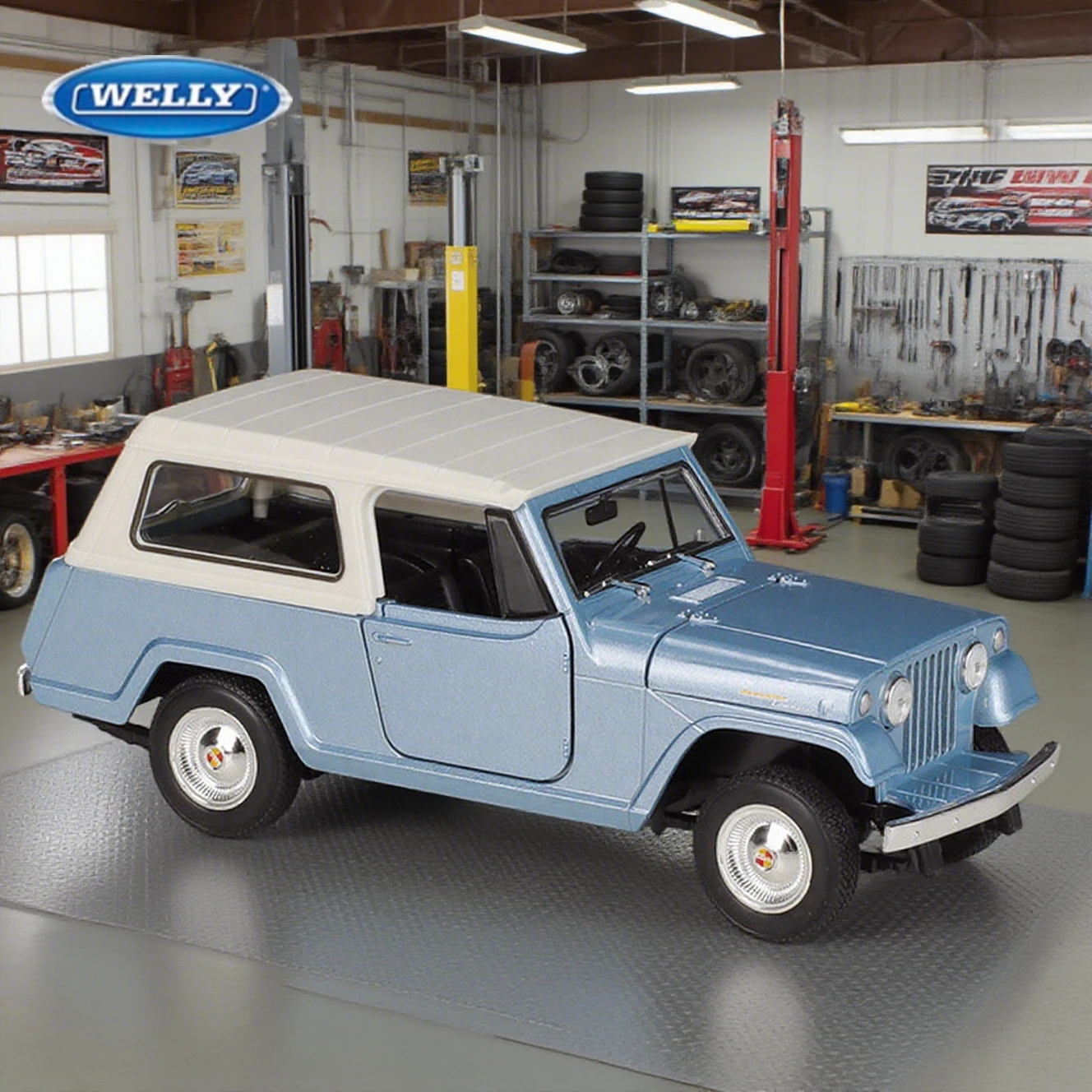WELLY 1:24 Jeep Jeepster Commando 1967, легкосплавный автомобиль, литье под давлением и игрушечный транспорт, модель автомобиля, миниатюрная масштабная модель автомобиля, игрушечный автомобиль для детей
WELLY 1:24 Jeep Jeepster Commando 1967, легкосплавный автомобиль, литье под давлением и игрушечный транспорт, модель автомобиля, миниатюрная масштабная модель автомобиля, игрушечный автомобиль для детей