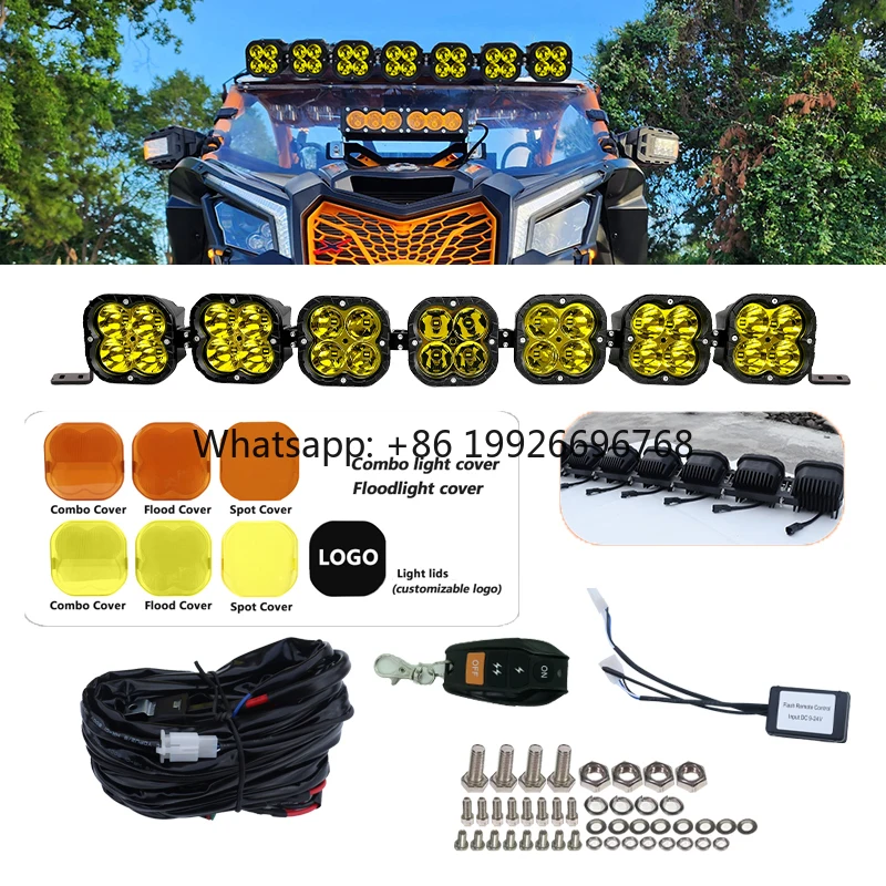 42'' Offroad 5x5 Hilites Pro6 Spliced Modular Led Light Bar for Tacoma FJ
42'' Offroad 5x5 Hilites Pro6 Spliced Modular Led Light Bar for Tacoma FJ