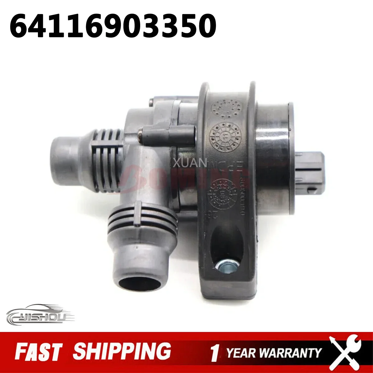 64116903350 Car Cooling Additional Auxiliary Water Pump for BMW 5 6 Series E39 E60 E61 E63 E64 E65 E66 E67 E53 X5 E38 520i 525i 
64116903350 Car Cooling Additional Auxiliary Water Pump for BMW 5 6 Series E39 E60 E61 E63 E64 E65 E66 E67 E53 X5 E38 520i 525i